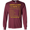 Image of Aries GUY FACTS FUNNY T-SHIRT