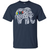Image of Autism Awareness Elephant Long Sleeve T Shirt