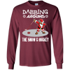 Image of Santa Dabbing Around The Snow & Playing Hockey Fun Shirt