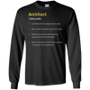 Image of Architect Definition T-Shirt Architecture Distressed Tee