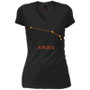 Image of Aries Star Chart Zodiac Long Sleeve T-Shirt