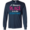 Image of A Women's Place Is In The Resistance T-Shirt Womens Clothing