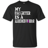Image of Alzheimer's Awareness Shirt For Daughters Purple Ribbon Tee