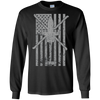 Image of AH-64 Apache Gunship Military Helicopter Vintage Flag Tee