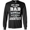 Image of Tout homme peut être un papa spécial un tee-shirt d'architecte