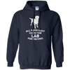 Image of All Food Must Go To The Lab For Testing Black Lab T-Shirt
