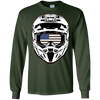 Image of American Flag Moto / Snowmobile Helmet T-Shirt