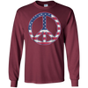 Image of American Peace Sign Funny Happy 4th Fourth Of July T-Shirt
