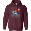 Image of Santa Riding Dolphin Merry Xmas Gift Tshirt