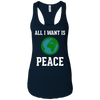 Image of All I Want Is World Peace & Harmony Anti-War T-Shirt