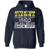 Image of Attention Ladies My Girlfriend Is A Crazy Virgo Funny Tee