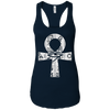 Image of African Pride Tee Shirts Ankh Black Pride Clothing