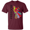 Image of "Freedom" Bright Colorful Bird Diversity Unity T-Shirt