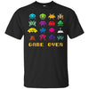 Image of "Game Over" retro alien invaders tshirt 80s 8-bit video game