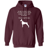 Image of Le long est venu mon tee-shirt d'amusement de doberman pour les amants de chien