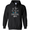 Image of Funny Hanukkah Gift Ideas - Keep Calm and Dreidel On T-Shirt
