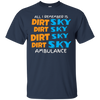 Image of All I Remember Is Dirt Sky Ambulance Funny Motocross T-Shirt
