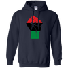 Image of Afro-American Fist salute Shirt African Heritage Symbol Tee