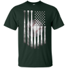 Image of Drapeau Américain Vintage Baseball Drapeau T-Shirt, Papa, Maman, Enfant T