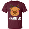 Image of Santa Reindeer Prancer T-Shirt Christmas Group Costume Tee