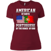 Image of American By Birth Portuguese By The Grace Of God T-shirt