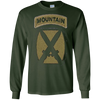 Image of Army 10th Mountain Division Military Veteran Morale Shirt