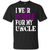 Image of Alzheimer's Awareness T-shirt I Wear Purple For My Uncle