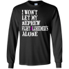 Image of Alzheimer's Awareness Shirt For Nephews Purple Ribbon Tee