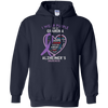 Image of Alzheimer Support Shirt Awareness Month Purple Grandma