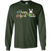 Image of Funny Happy Easter April Fools Day Gift Long Sleee Shirt