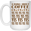 Image of A Haiku About Coffee Yes Poem T-Shirt