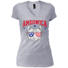 Image of Ameowica Cat With Flag Sunglasses Funny 4th Of July T-Shirt