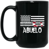 Image of ABUELO Fishing Shirt with Patriotic Flag - Fishing Dad Gifts