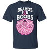 Image of 'Beards Breast Cancer Shirt' Breast Cancer Awareness Shirt