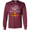 Image of American Grown With Macedonian Roots T-Shirt Macedonia Shirt