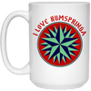 Image of Amish - I Love Rumspringa Hex Sign Star 1- Fun Ls T-Shirt