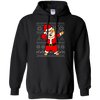 Image of Akita Dabbing Santa Claus Merry Xmas Japanese