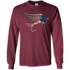 Image of American Flag Salmon Fly T-Shirt
