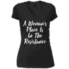 Image of A Woman's Place Is In The Resistance T-shirt