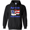 Image of Apraxia Awareness American Flag T shirt