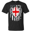 Image of Angel Georgian American Flag Patriotic Georgia USA Tshirt
