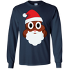 Image of Santa Poop Emoji Funny Christmas Shirt