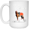 Image of Santa Merry Christmas Horse TShirt Farm Farmer Christmas Tee