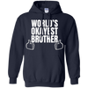 Image of Adult World's Okayest Brother Funny Siblings tee for Brother