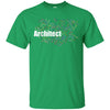 Image of Architect Gift Terms T-Shirt Word Cloud Planner Draftsman