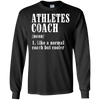 Image of Athletes Coach Funny Definition T-Shirt Trainer Gift Tee