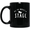 Image of All the World's a Stage Drama Masks Theatre T-Shirt