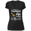 Image of Without A Trumpet Life Would Be Flat Musician T-Shirt