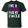 Image of Alzheimer's Awareness T-shirt I Wear Purple For My Uncle