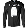 Image of Alabama Distressed Home State long sleeve t-shirt